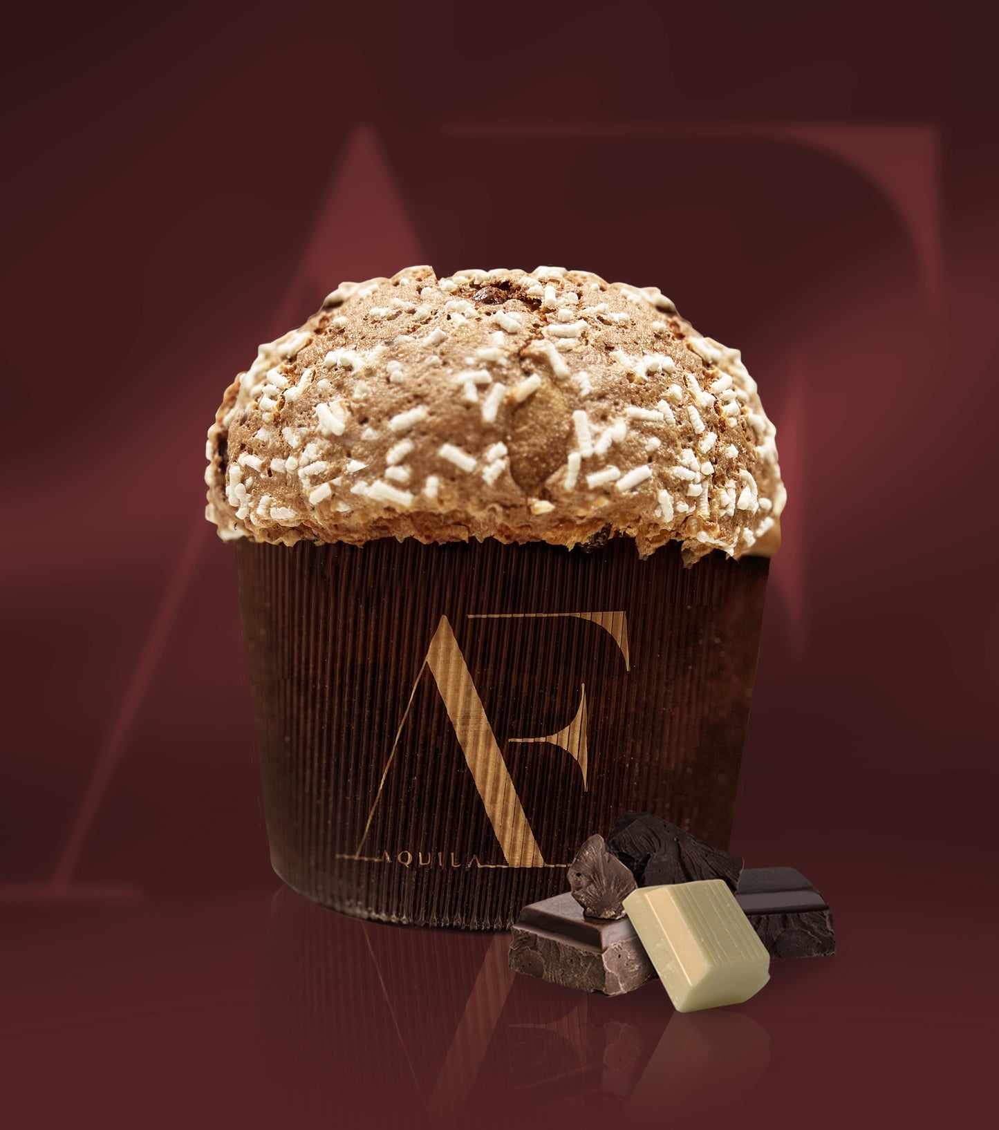 AQ Panettone tre cioccolati