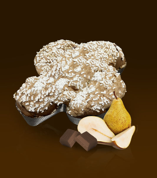 Colomba pere e cioccolato