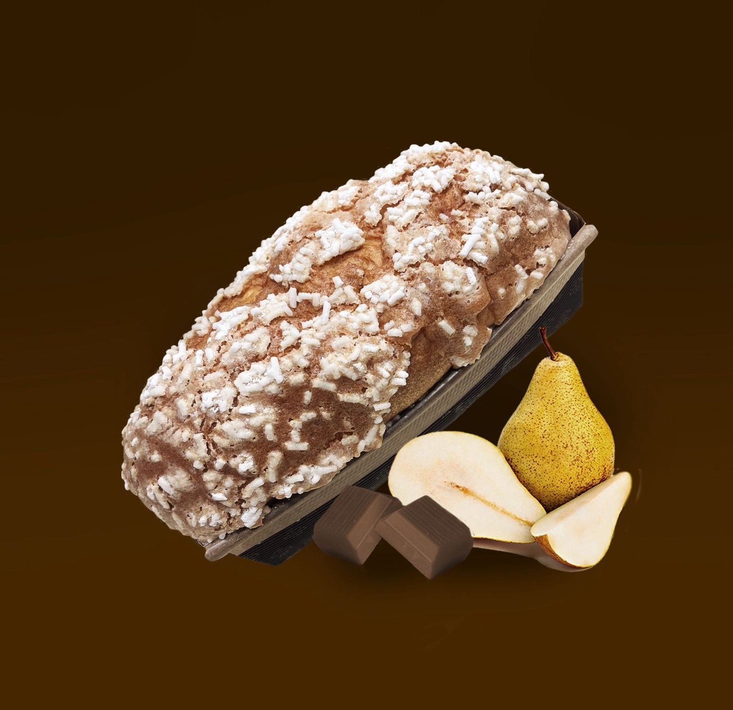Tronchetto pere e cioccolato